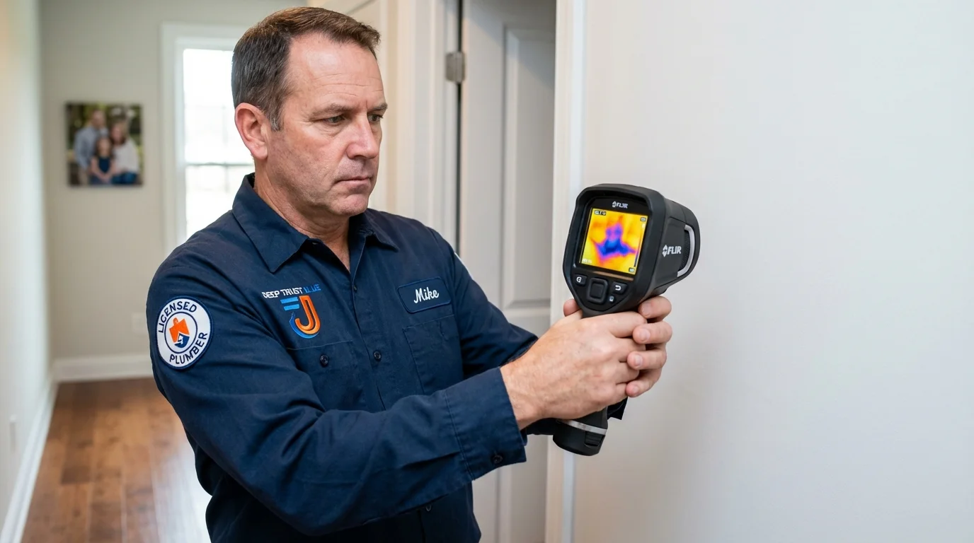 Thermal imaging leak detection by Johns Plumbing LLC in Camarillo